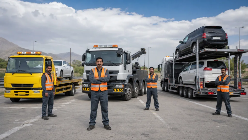 Recovery fleet and operators ready for vehicle transport